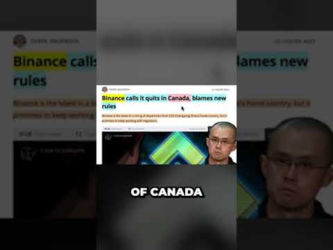 Shock revelation: Binance leaves Canada due to new crypto rules