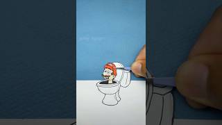 Super Mario Bros Wonder Skibidi Toilet #shorts #paper #toys