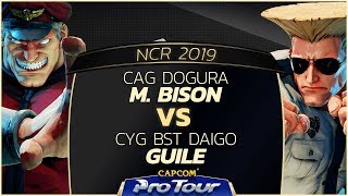 CAG Dogura (M. Bison) vs CYG BST Daigo (Guile) - NCR 2019 - Top 32 - CPT 2019