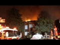 Watch Flint Firefighters battle blaze at Park West Apartments on city's south side