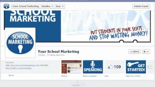 Custom Facebook Page for Schools:  Tip #3:  How To Rearrange Tiles on Facebook Page