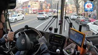 City Bus Driving Video 8 [Incheon Line 103]［4K]