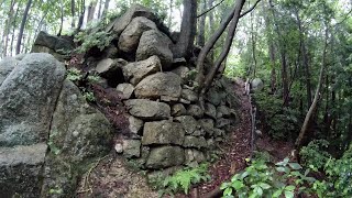 【4K】Kozutsumi Shiroyama Castle (Shiga) / 小堤城山城 (滋賀)