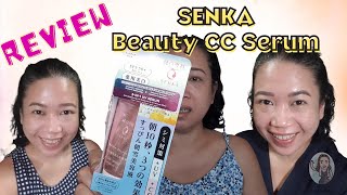 Review: Japanese skincare Brand Shiseido SENKA White Beauty CC Serum  Mature skin over 40  Singapore