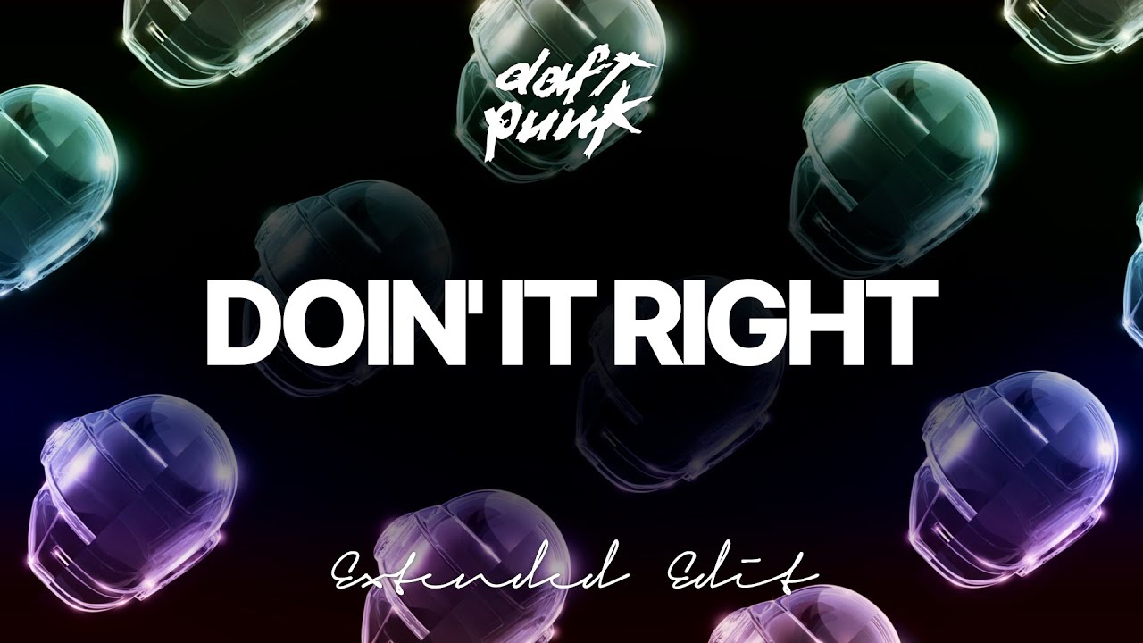 Daft Punk Doin It Right Extended Edit Ft Panda Bear Youtube