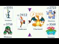 LeveL 50 (KANTO vs GALAR) STARTERS TEAM in Pokemon GO.