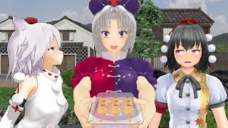 Eirin Sells Dango (touhou MMD)