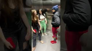 Superman Elevator Prank
