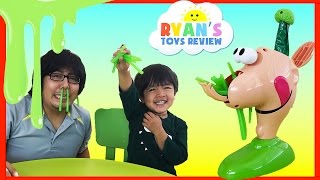 GOOEY LOUIE Board Game for kids with Ryan ToysReview!