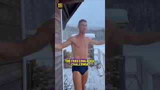 Can Cristiano Ronaldo Brave the Freeze? Watch His Icy Challenge!