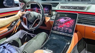 NEW 2021 S-CLASS FULL INTERIOR LOOK!  Mercedes Benz S500 Walkaround Part II