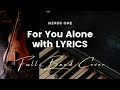 For You Alone by Don Harris - Key of G  - Karaoke - Minus One with LYRICS - Full Band Cover