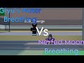 DSBA Giyu's Water Breathing Vs Moon Breathing ||Demon Slayer Burning Ashes||