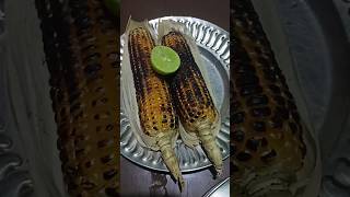 बरसात के मौसम में सभी पसंदीदा भुना हुआ भुट्टा#recipe #food #video #भुट्टा