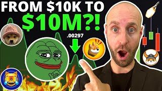 🔥Top 10 "MEME & AI" Crypto Coins Reaching New All Time Highs?! (TIME SENSITIVE!!!)