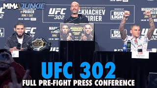 UFC 302 Full Pre-Fight Press Conference: Makhachev vs. Poirier, Strickland vs. Costa HEAT UP