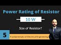 What is Power Rating of a Resistor | Why Power Rating Matters ? TheElectricalGuy