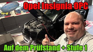 Opel Insignia OPC auf dem Prüfstand / + Stufe 1 mcchip-dkr