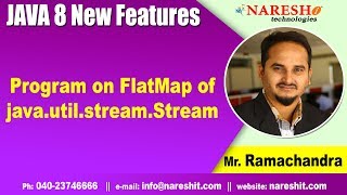 Program on FlatMap of java.util.stream.Stream | Java 8 New Features | by Mr.Rama Chandra