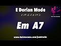 e dorian jam sexy guitar backing track