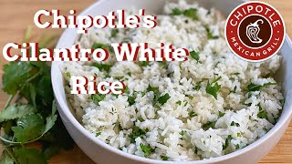 Chipotle White Rice Recipe - At Home - by a former Chipotle Employee