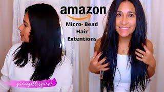 Microlink Extensions on Natural Hair | Install \u0026 Tutorial | Grace Gillespie