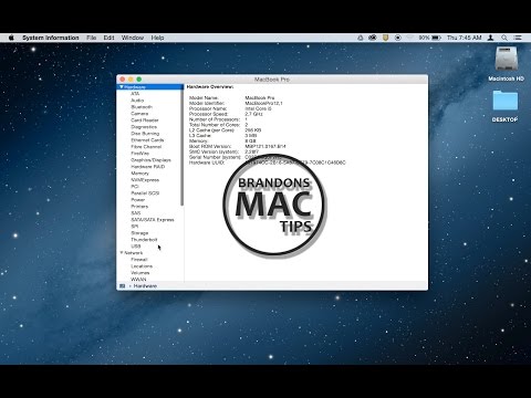 Find Hardware Specs on Mac Find Hardware Specs on Mac