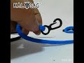 How to insert face mask strap to lanyard hook