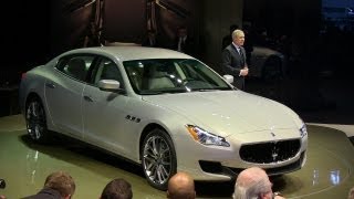 Watch the 2014 Maserati Quattroporte Debut at the Detroit Auto Show