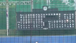 秋季東京都高等学校野球大会（2019年）準々決勝　帝京-日大三　9回裏