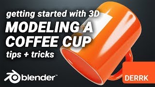 Basic Modeling in Blender - Coffee Cup