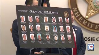 Miami-Dade Sheriff's Office announces dozens of arrests linked to vehicle purchase fraud operation