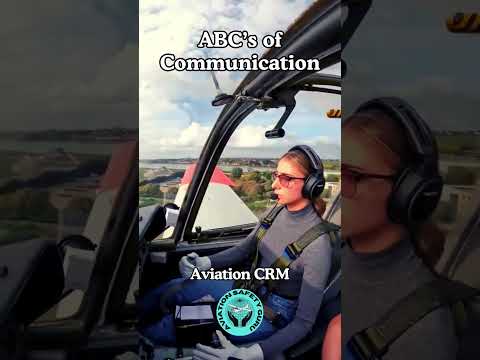 ABC#39's of communication | Aviation CRM | #youtubeshorts #shorts #aviationsafety