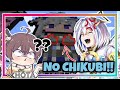 [Hololive] Matsuri put CHIKUBI on Kanata Pixel Bewbs(Fake) [Minecraft] [Eng Sub]