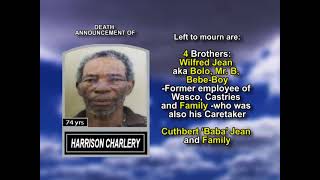 Harrison Charlery ~ Long Obituary
