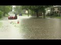 Cars trapped, basements flooded in Southwest Detroit