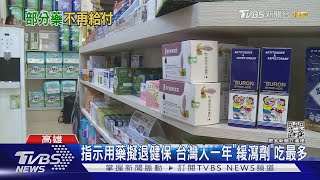 未來需自費!356項指示用藥擬退出健保 台灣人「緩瀉藥」吃最多｜TVBS新聞