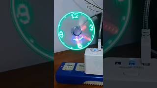 World amazing led light clock fan😍👍 | amazing fan💯 |short | viral | amazing fan