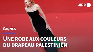 Cannes 2024: Cate Blanchett dans une robe aux couleurs du drapeau palestinien | AFP Images