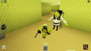 M4T3I O SHREK E ELE 3XPL0D1U! - Roblox Shrek In BackRooms