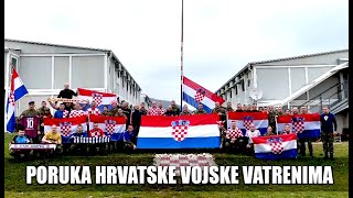 Poruka Hrvatske vojske Vatrenima