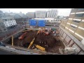 hotel development kings cross construction time lapse april 2016