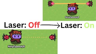 How to make working laser in gimkit creative!
