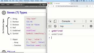 Lesson 7: Types in JavaScript - Part 2