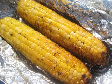 Grilled in foil CORN ON THE COB - How to GRILL CORN Grilled in foil CORN ON THE COB - How to GRILL CORN