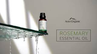 Aravi Organic Rosemary Essential Oil for Hair Growth