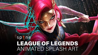 League of Legends -  Katarina Animated Splash Art - Spine 2D