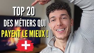 TOP 20 DES MÉTIERS QUI PAYENT LE MIEUX EN SUISSE !