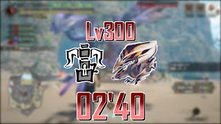 【MHR:S PC】Lv300 傀異克服バルファルク ヘビィボウガン + 盟勇 2分40秒　周回向けチャート