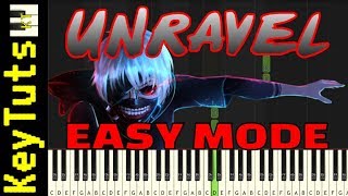 Learn to Play Unravel from Tokyo Ghoul - Easy Mode